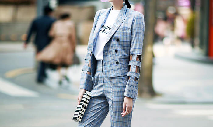 韓国秋ファッションテーラードジャケット